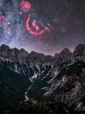 Orion above the Krnica Valley