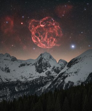 Veins of Ancient Explosion Above the Alps