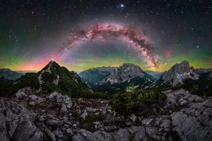 Majestic Sky above the Julian Alps