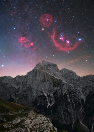 Orion above Mt. Jalovec