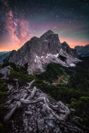 Twilight peaks in Staryy embrace